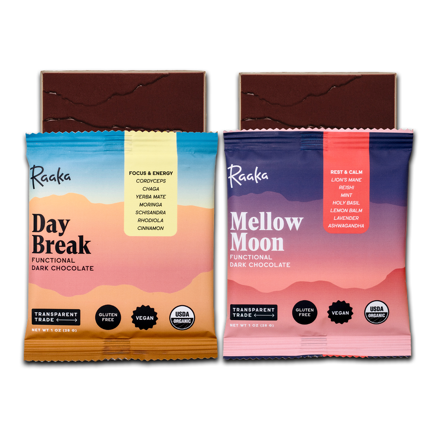 Functional Dark Chocolate Mixed Box of 10 - Classic Giftable Box Assortment